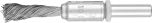 Pencil Brush 6mm Shaft Mounted - SINGLETWIST Knot STEEL Wire PBGS 1010/6 ST 0.20