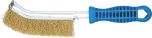 Curved Hand Scratch Brush HBG - Premium - Plastic Handle - 265mm HBG 10 MES 0.30 Brass