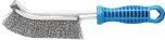 Curved Hand Scratch Brush HBG - Premium - Plastic Handle - 265mm HBG 10 INOX 0.30 Stainless Steel