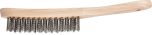Hand Scratch Brush - INOX Wire - Wooden Body 290mm HBU 30 INOX 0.30
