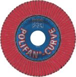 POLIFAN Flap Disc SGP Ceramic - STEEL / INOX PFR 115 CO 60 SGP-CURVE L