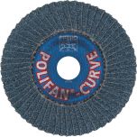 POLIFAN Flap Disc SGP Zirconia - STEEL / INOX PFR 125 Z 40 SGP-CURVE M