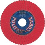 POLIFAN Flap Disc SGP Ceramic - STEEL / INOX PFR 125 CO 60 SGP-CURVE M