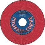 POLIFAN Flap Disc SGP Ceramic - STEEL / INOX PFR 125 CO 60 SGP-CURVE L