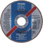 POLIFAN Flap Disc Premium Zirconia - STEEL / INOX PFC 115 Z 80 SG