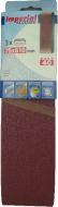 Mini Pack of 3 Linishing Belts - Aluminium Oxide 78 x 610mm IMX 60 Grit