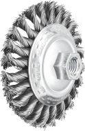 Flared Cup Brushes KBG - Twist Knot STEEL Wire