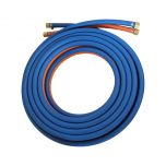 10mm Blue/Orange twin hose, 15m long and Harris quality fittings/tagged