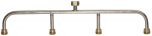 LPG 4 Burner Manifold Inlet: 20 x 1mm RH FM To Suit Broad Flame Burners