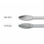 Flame Shape Burrs B 1/4" Shank - Tungsten Carbide