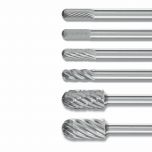 Cylindrical Radius Burrs WRC 6mm Shank - Tungsten Carbide