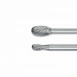 Oval Shape Burrs TRE 6mm Shank - Tungsten Carbide