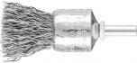 Pencil Brushes 6mm Shaft Mounted PBU - Crimped STEEL Wire - Various Sizes