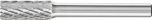 Cylindrical End Cut Burr ZYAS 6mm Shank ZYAS 0820/6 TOUGH