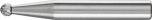 Ball Shape Burr KUD 6mm Shank KUD 0403/6 C3 PLUS