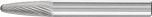 Tree Radius End Burr RBF 6mm Shank RBF 0618/6 C5