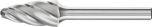 Tree Radius End Burr RBF 6mm Shank RBF 1225/6 C ALU