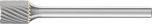 Miniature Burr ZYAS 3mm Shank - Cylindrical End Cut ZYAS 0607/3 C5