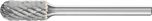 Miniature Burr WRC 3mm Shank - Cylindrical Radius Cut WRC 0613/3 C3 PLUS