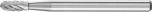 Miniature Burr TRE 3mm Shank - Oval Shape TRE 0307/3 C3 PLUS