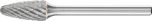 Miniature Burr RBF 3mm Shank - Tree Radius End RBF 0613/3 C3 PLUS