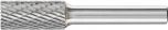 Cylindrical Burr ZYA 1/4" Shank SA-4 ZYA 1020/6.35 TOUGH