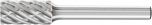 Cylindrical Burr ZYA 1/4" Shank SA-3 ZYA 9.5x19x6.35 STEEL