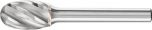 Oval Shape Burr TRE 1/4" Shank SE-5 TRE 12.7x22.2x6.35 C ALU