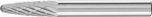 Tree Radius Burr RBF 1/4" Shank SF-1 RBF 6.35x15.9x6.35 C3 PLUS