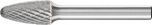 Tree Radius Extended Burr 1/4" Shank SF-3 L4 RBF 9.5x19x6.35-150 C3 PLUS