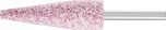 A Shape 1/4" Shank Aluminium Oxide - Pink - M Hardness A1 6.3 ADW 30 M 5 V