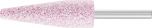 A Shape 1/4" Shank Aluminium Oxide - Pink - O Hardness A1 6.3 AR 30 O 5 V