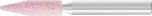 A Shape 1/4" Shank Aluminium Oxide - Pink - O Hardness A15 6.3 AR 60 O 5 V