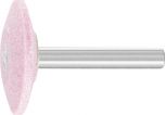 A Shape 1/4" Shank Aluminium Oxide - Pink - O Hardness A37 6.3 AR 60 O 5 V