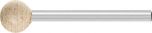 POLIFLEX Mounted Point 3mm shank Leather Type PF KU 08/3 AW 120 LR