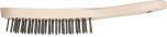 Hand Scratch Brush - STEEL Wire - Wooden Body 290mm HBU 50 ST 0.35