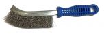Curved Hand Scratch Brush HBG - Economy - Plastic Handle - 265mm HBG 10 INOX PSF Stainless Steel