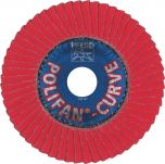 POLIFAN Flap Disc SGP Ceramic - STEEL / INOX PFR 125 CO 60 SGP-CURVE M