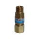 Flashback Arrestor, Torch End Oxygen , Normal flow