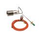 Air /Log Heat kit incl, Economiser handle, 801 reg, 10mtr of 10mm , M2 80mm “CYCLONE” heating tip made of Stainless steel on 460mm spiral wrap tip tube; Massive 640Mj