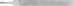 Hand File - No Handle - 1112 250 mm C2