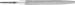 Half Round Tapered File - No Handle - 1152 SP 100 mm C3