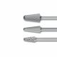 Conical Radius End Burrs KEL 6mm Shank - Tungsten Carbide