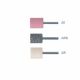Cylindrical Euro 3mm Shank Aluminium Oxide