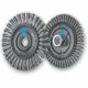 Pipeliner Wheel Brushes with Arbor / Threaded Hole RBG - Twist Knot INOX Wire