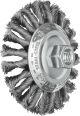 Flared Cup Brushes KBG - Twist Knot COMBITWIST STEEL Wire - Various Sizes