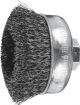 Cup Brushes TBU - Crimped STEEL Wire - Various Sizes