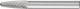 Tree Radius End Burr RBF 6mm Shank RBF 0618/6 C5