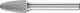 Tree Radius End Burr RBF 6mm Shank RBF 1020/6 C5