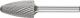 Tree Radius End Burr RBF 6mm Shank RBF 1630/6 C3 PLUS
